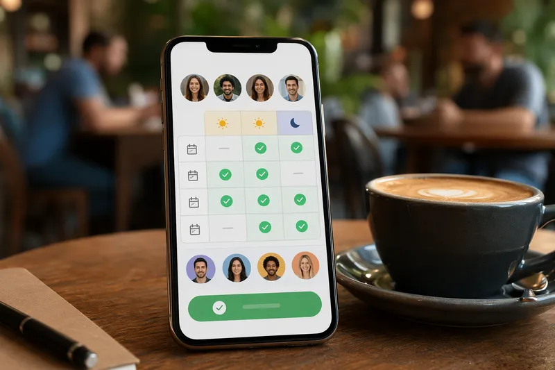 Group event voting interface